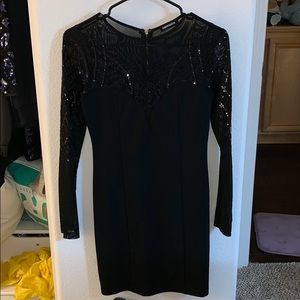 Black Mini Bodycon Dress